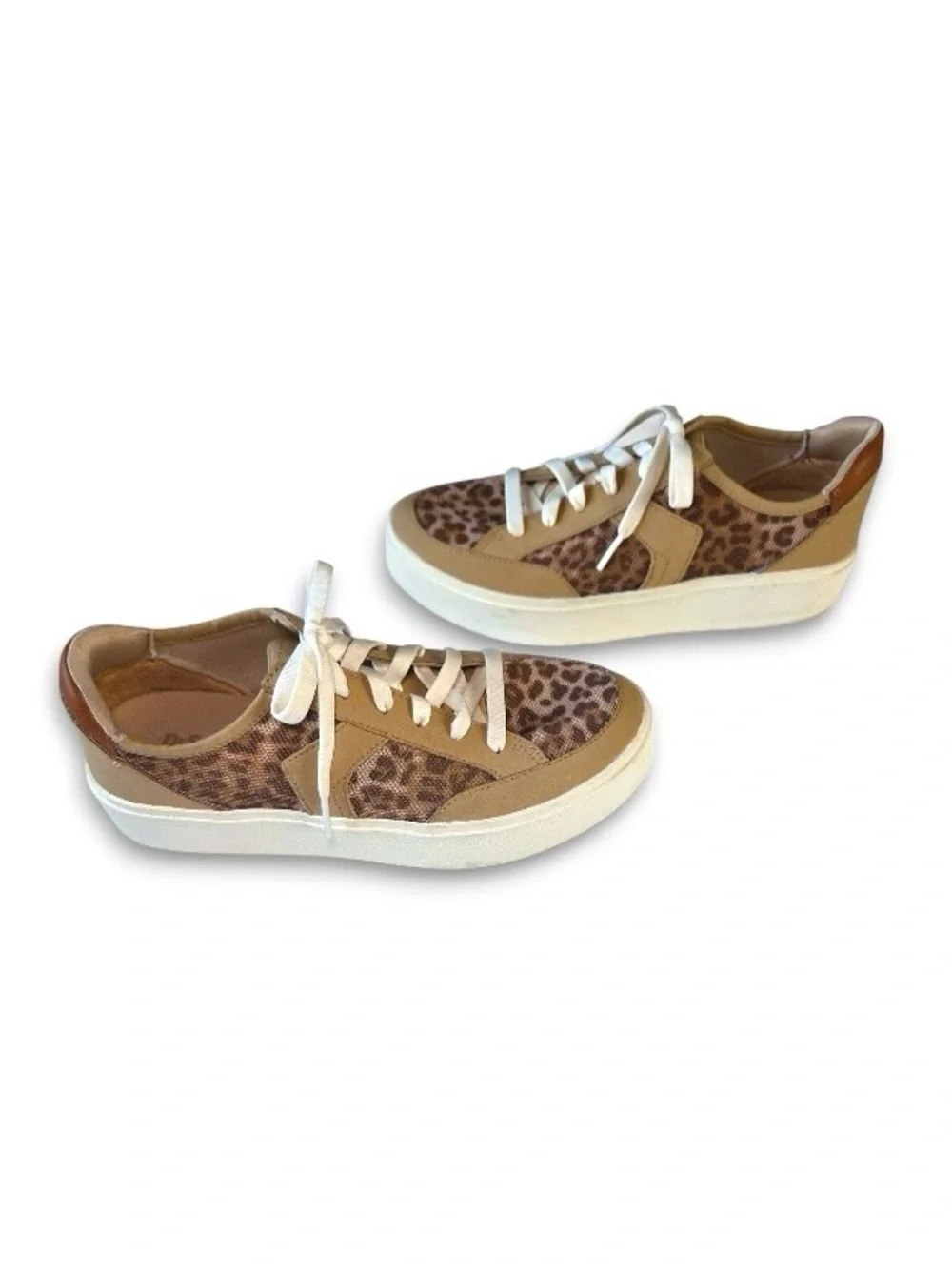 Dr. Scholls lining platform leopard
